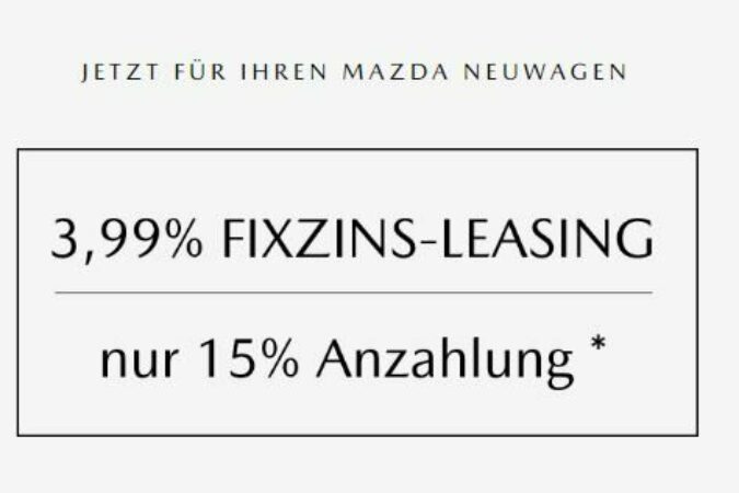 Mazda Fixzins-Leasing